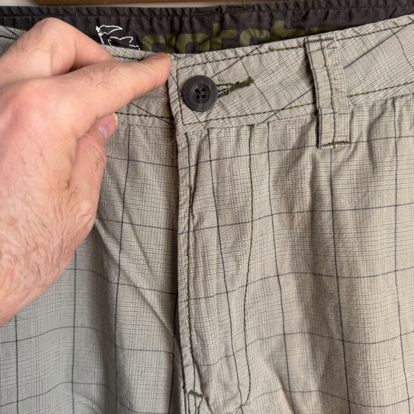 Gotcha Men's 40 Chino Walking Shorts Lightweight‎ Greenish-Gray Festival Beach - Picture 5 of 14